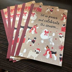 CHRISTMAS/ HOLIDAY SESSON DOG GREETING CARD